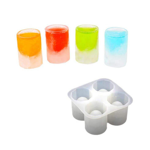 AussieSuperStore Homeware Supplies Silicone Ice Shot Glasses Mould - 4 x Frozen Shooter Pack Silicone Ice Shot Glasses Mould 4 x Frozen Shooter Pack | Glass Mold CB4CUPICETRAY